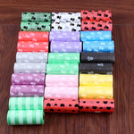 Pet Waste Bags with Printed Design - 15 bags per roll
